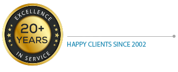 Happy clients since 2002